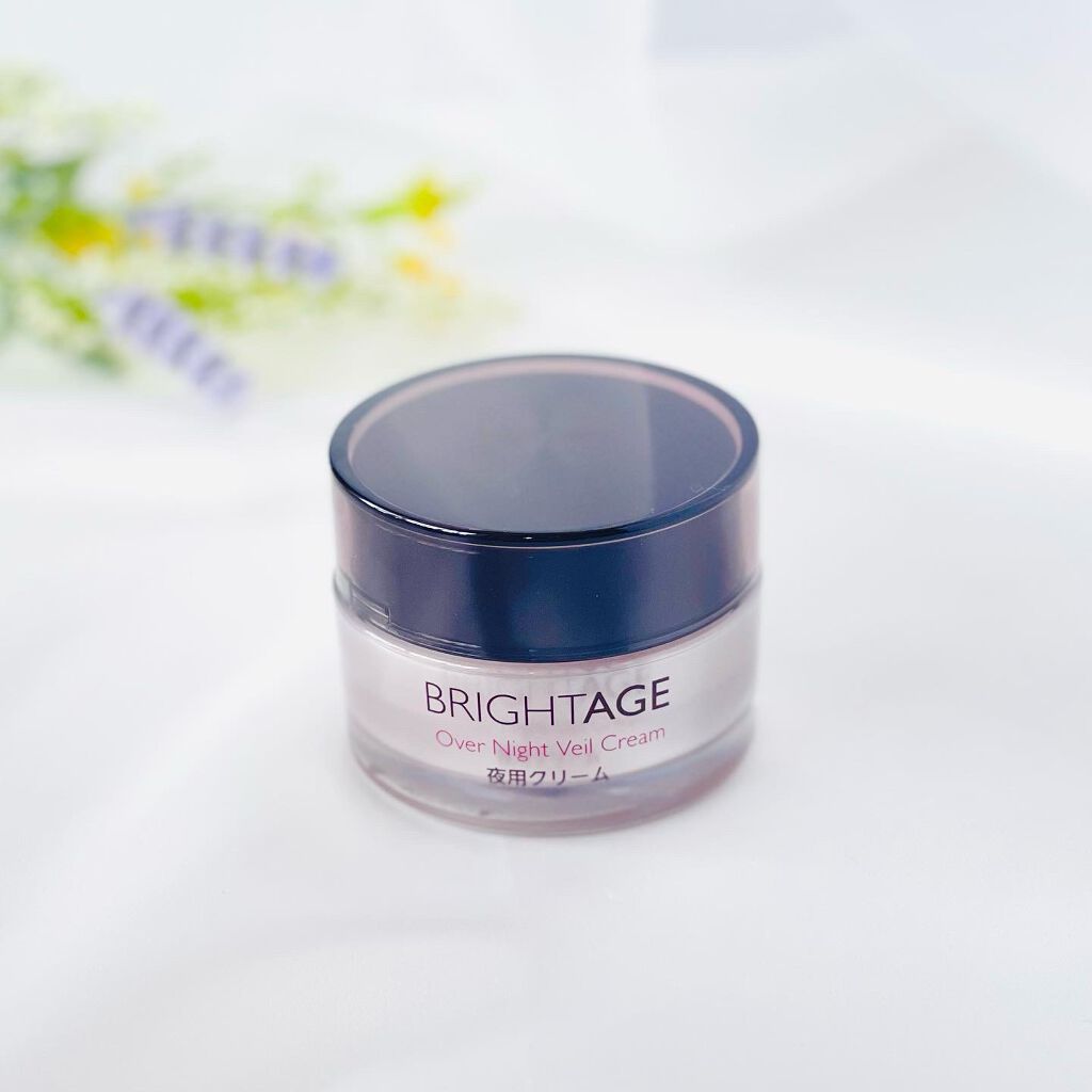 オーバーナイト ヴェールクリーム/BRIGHTAGE/フェイスクリームを使ったクチコミ(1枚目)
