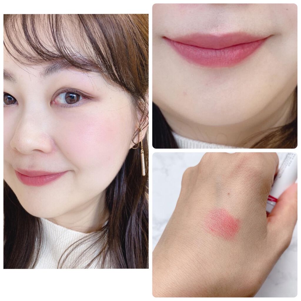 オーガニックスイーツリップ 02 クリアクランベリー/アクア・アクア/リップケアを使ったクチコミ（2枚目）