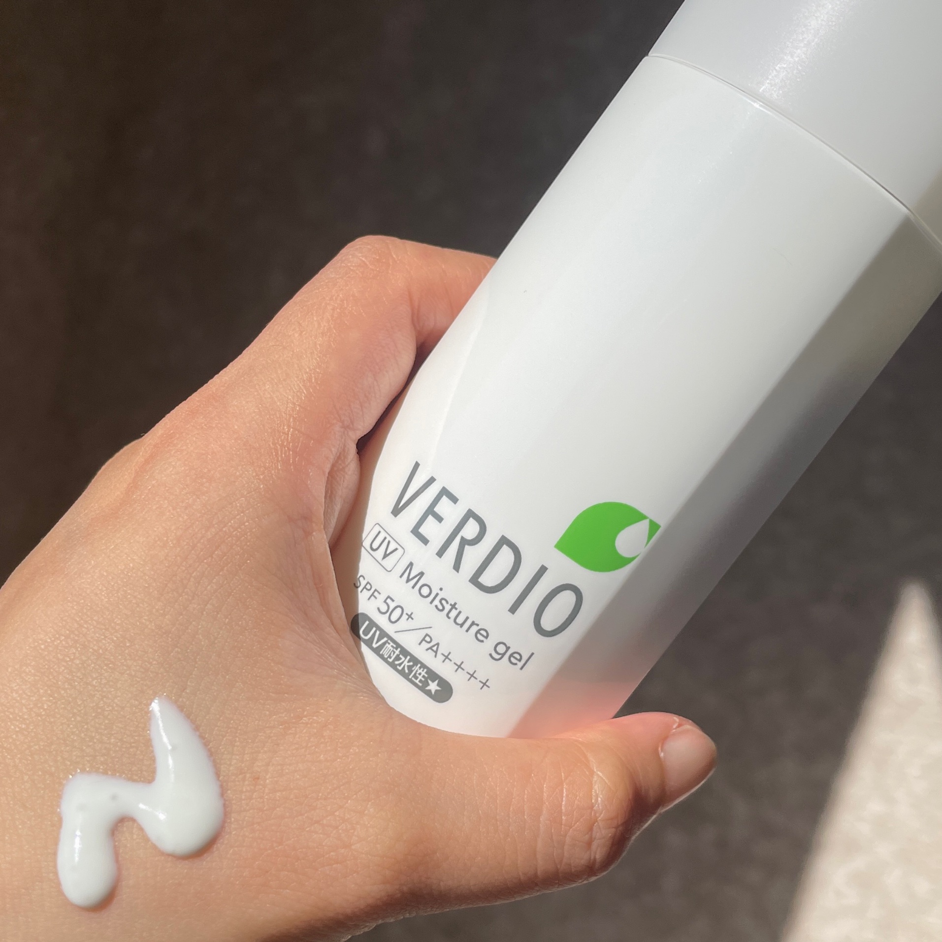 ベルディオ UV モイスチャージェル N/メンターム/日焼け止めジェルを使ったクチコミ（2枚目）