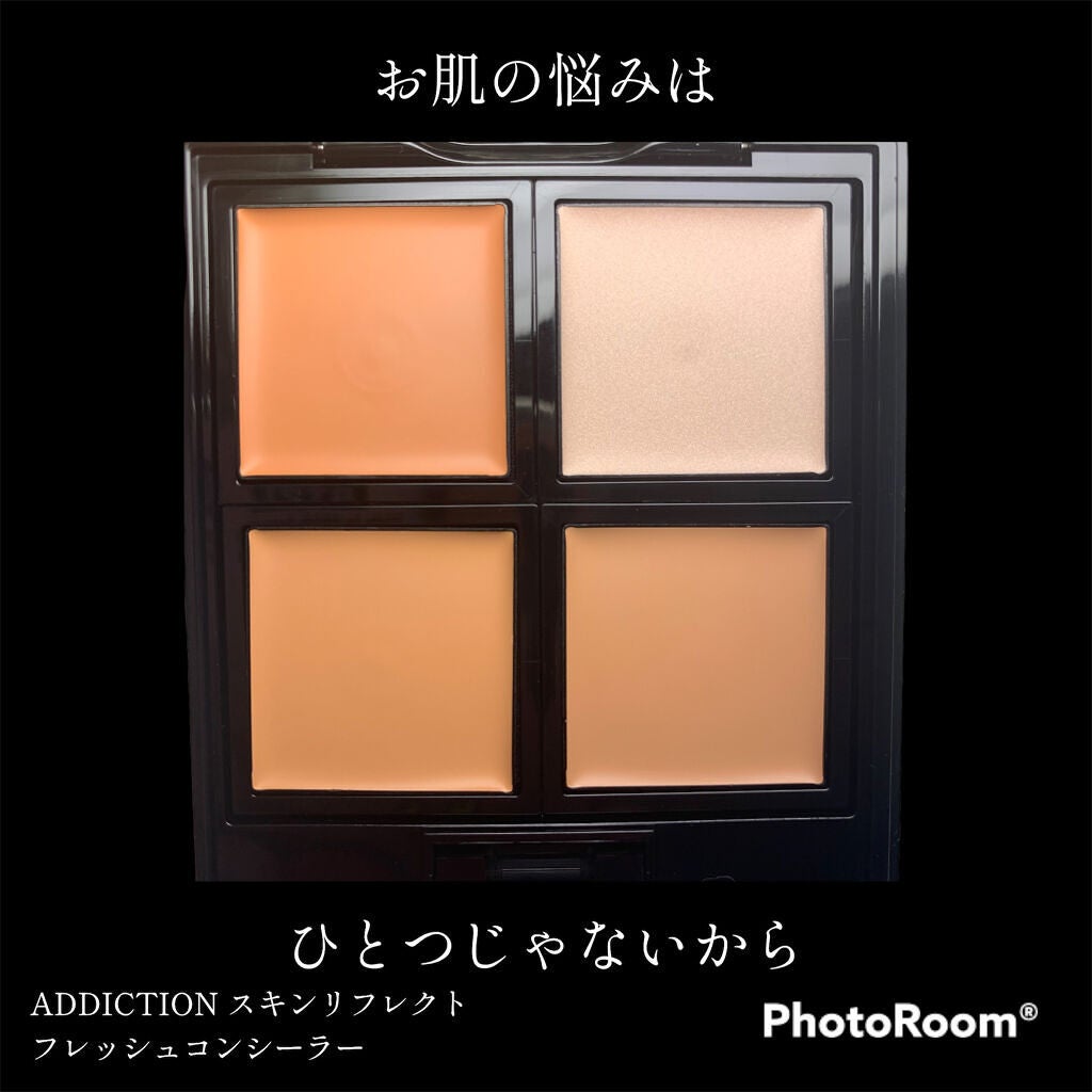 スキンリフレクト フレッシュ コンシーラー/ADDICTION/パレットコンシーラーを使ったクチコミ(1枚目)