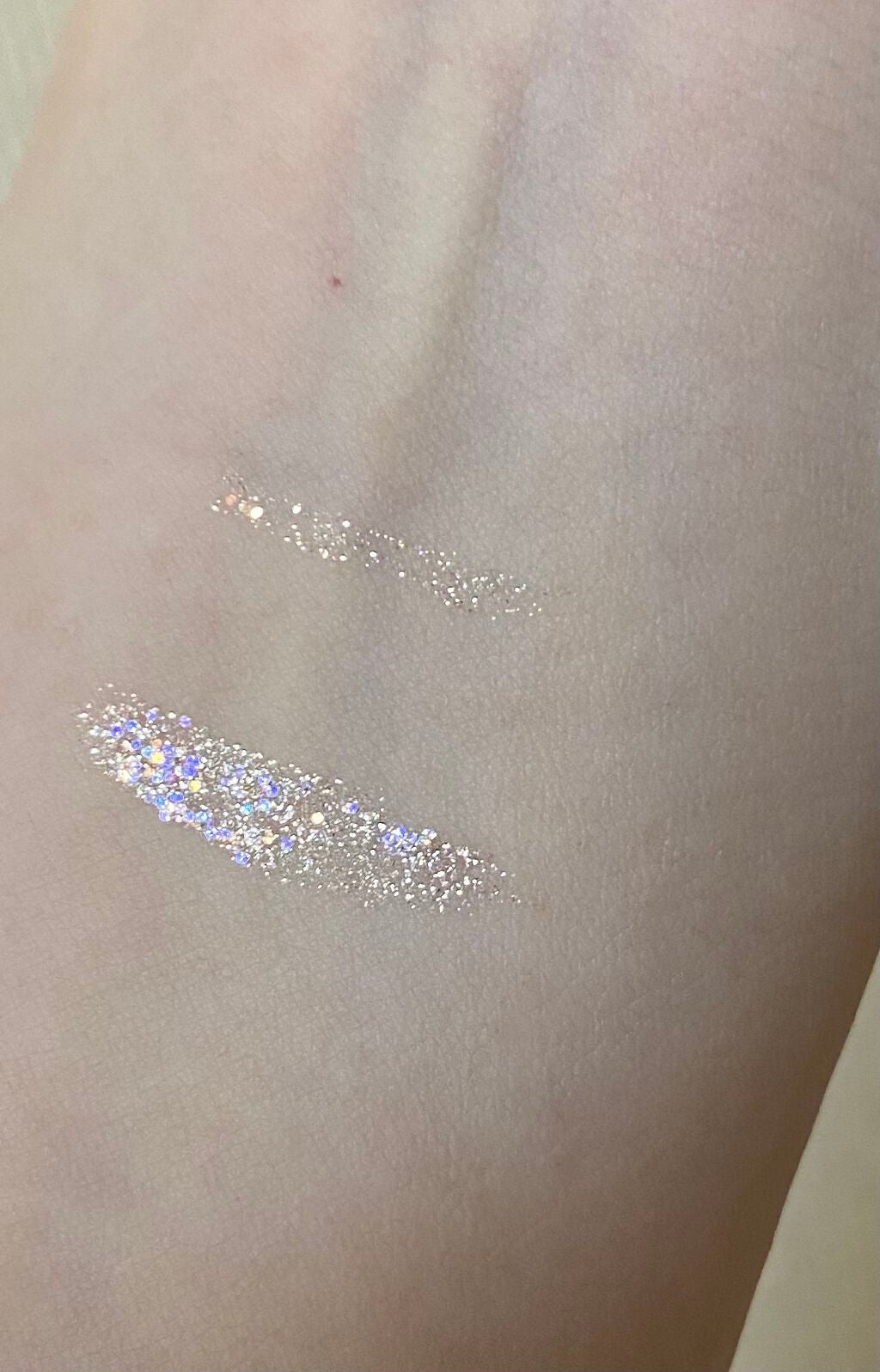 リキッド グリッター シャドウ/rom&nd/グリッターを使ったクチコミ(2枚目)