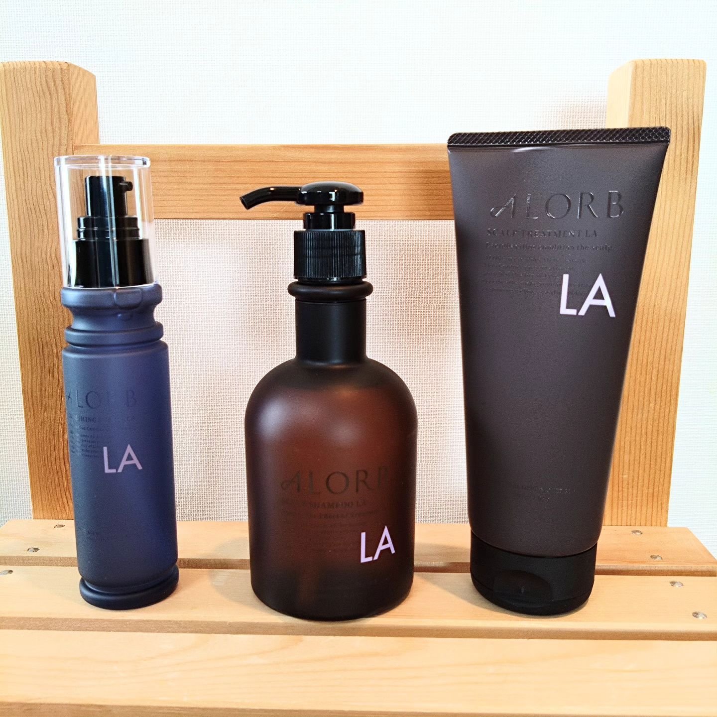 スキャルプシャンプーLA／トリートメントLA/ALORB/サロンシャンプーを使ったクチコミ（1枚目）