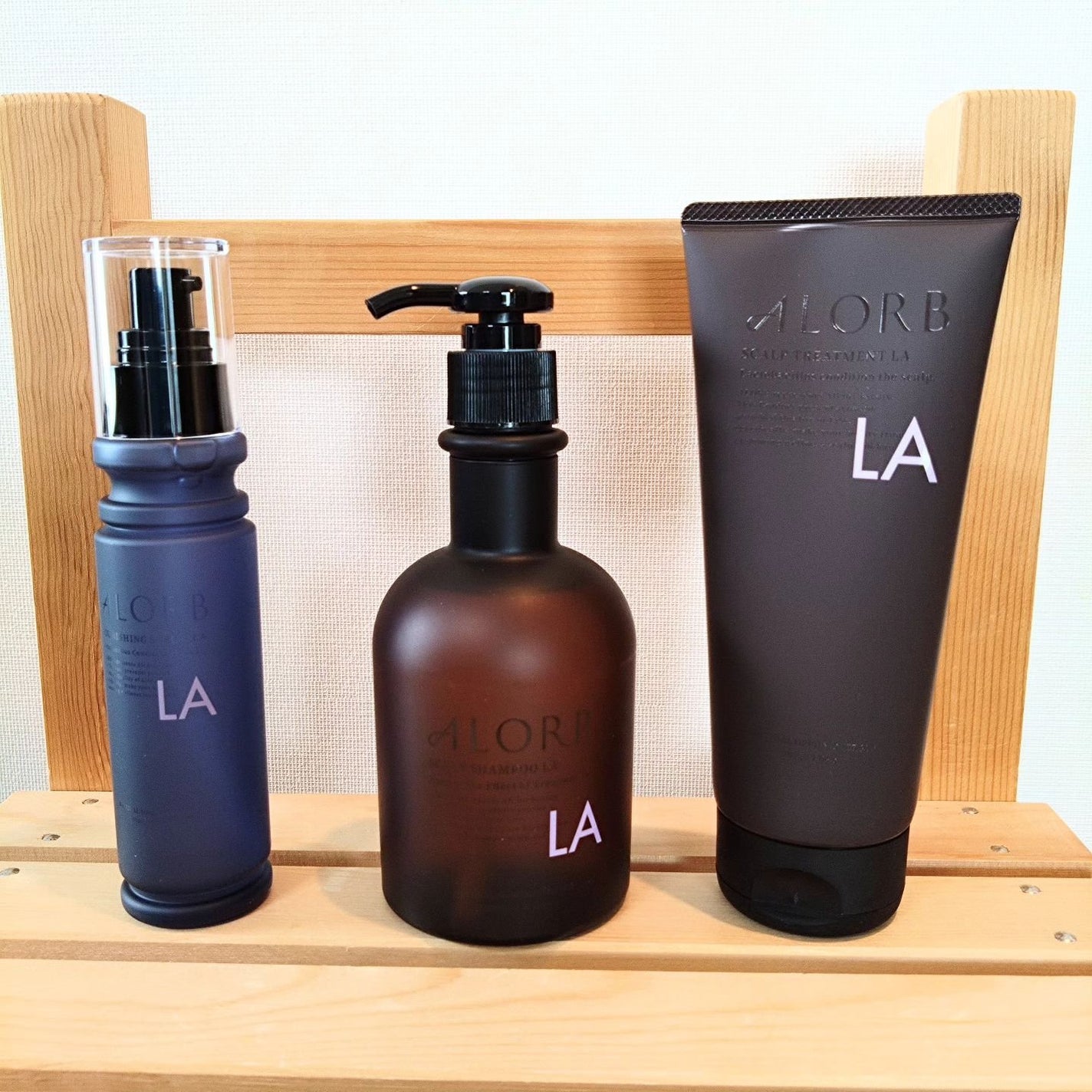 スキャルプシャンプーLA/トリートメントLA/ALORB/サロンシャンプーを使ったクチコミ(1枚目)