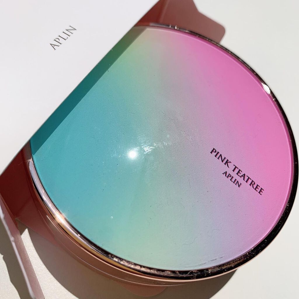 ピンクティーツリーカバークッション/APLIN/クッションファンデーションを使ったクチコミ(7枚目)