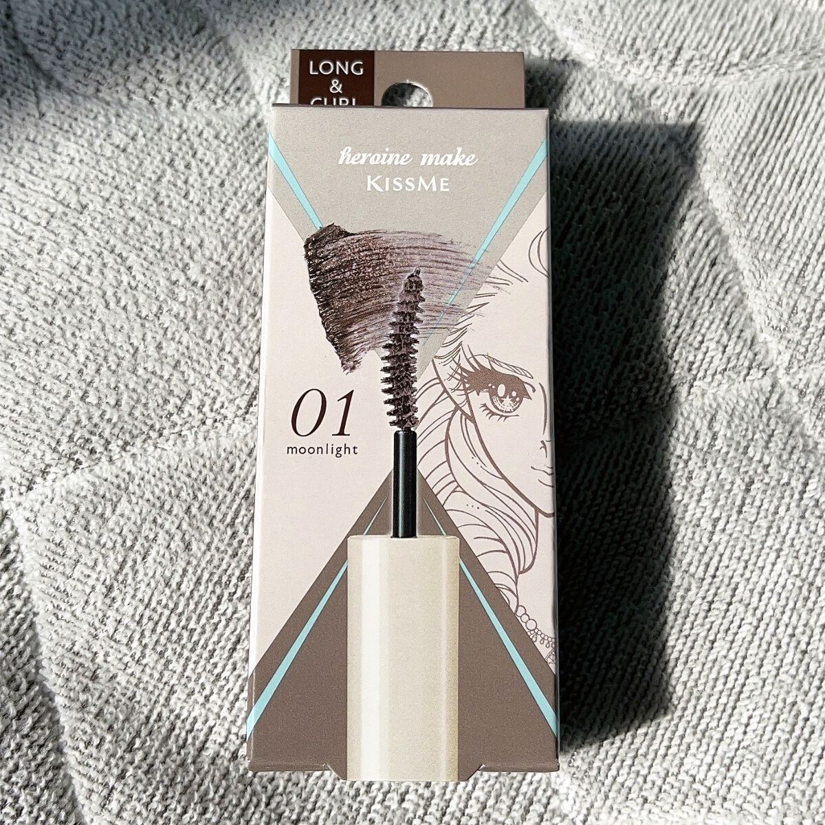 ロング＆カールマスカラ アドバンストフィルムC 01 ムーンライト/ヒロインメイク/マスカラを使ったクチコミ（2枚目）