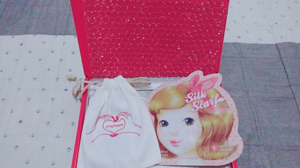 シルクスカーフダブルヘアマスク/ETUDE/ヘアマスク・ヘアパックを使ったクチコミ（1枚目）