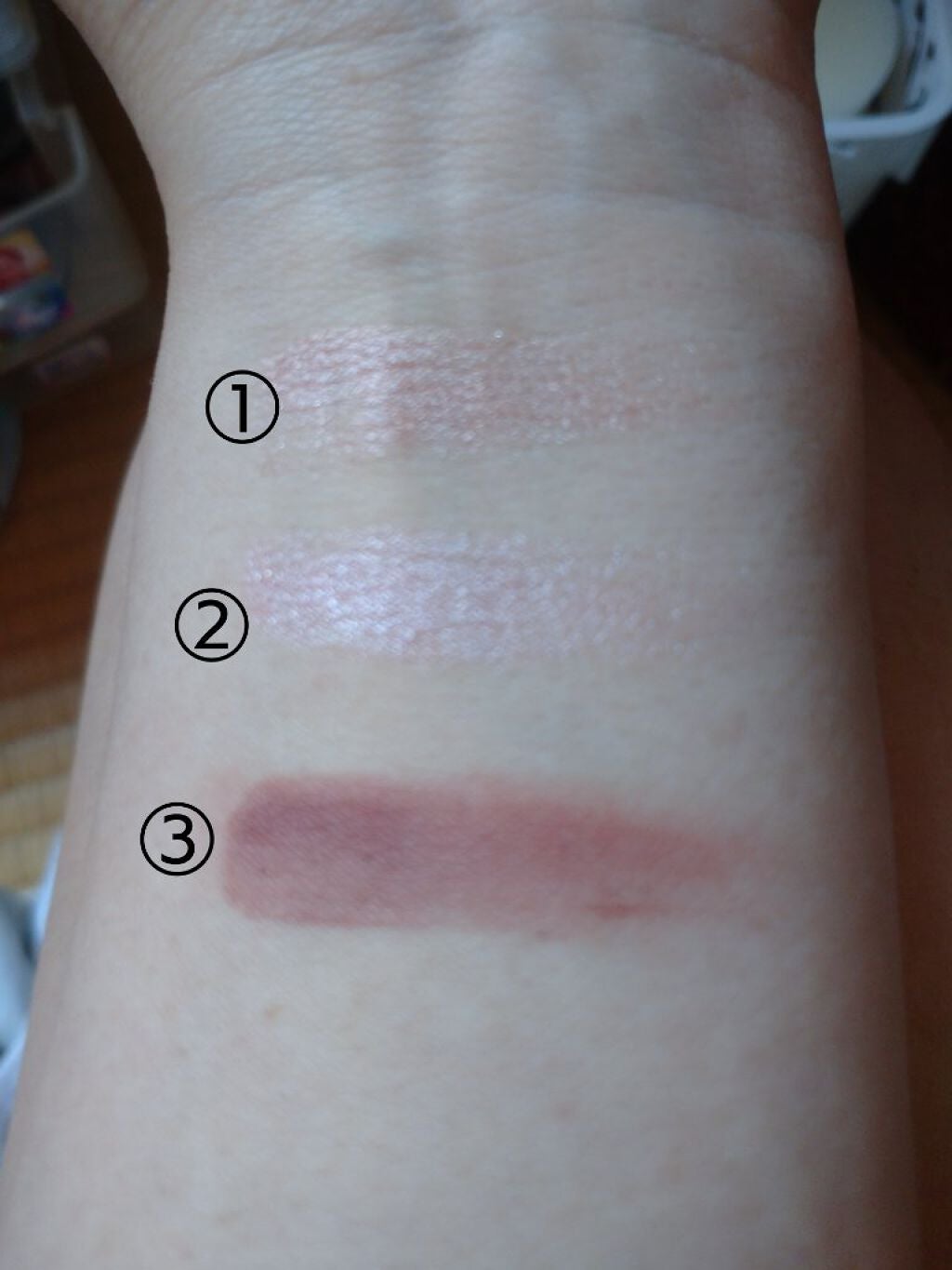 UR GLAM EYE & CHEEK COLOR/U R GLAM/単色アイシャドウを使ったクチコミ(3枚目)