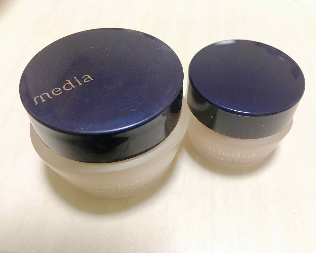 クリームファンデーション〈ミニ〉/media/クリーム・エマルジョンファンデーションを使ったクチコミ（1枚目）