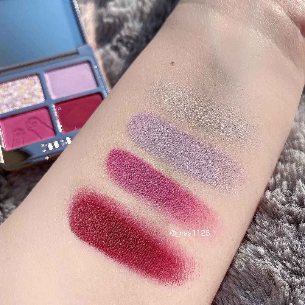 アニマルアイシャドウ(4シェード)/ZEESEA/アイシャドウパレットを使ったクチコミ(4枚目)