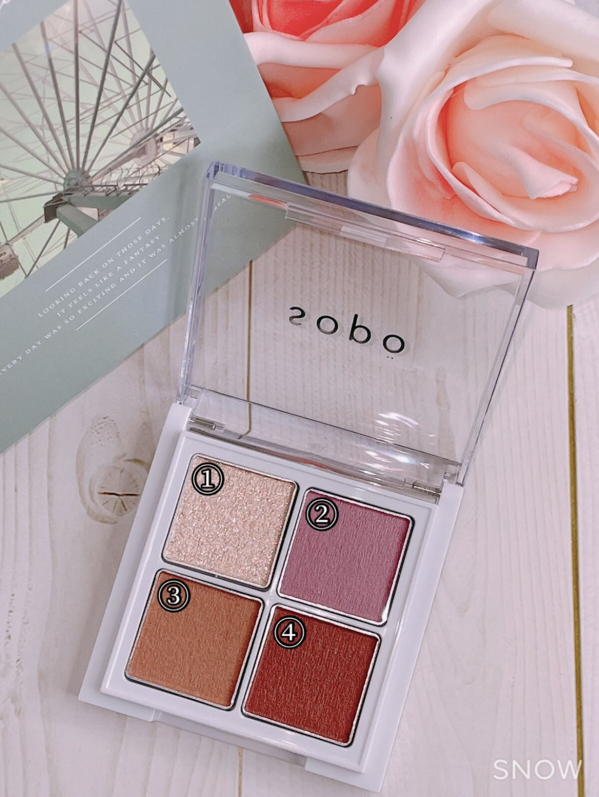 アイパレット/sopo/アイシャドウパレットを使ったクチコミ（2枚目）