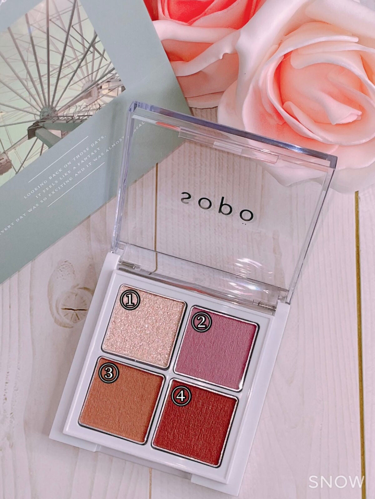 アイパレット/sopo/アイシャドウパレットを使ったクチコミ(2枚目)