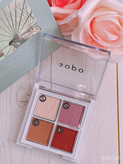 アイパレット/sopo/アイシャドウパレットを使ったクチコミ(2枚目)