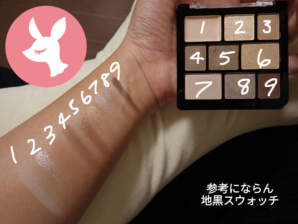 ムードアイシャドウパレット/GENE TOKYO/アイシャドウパレットを使ったクチコミ(2枚目)