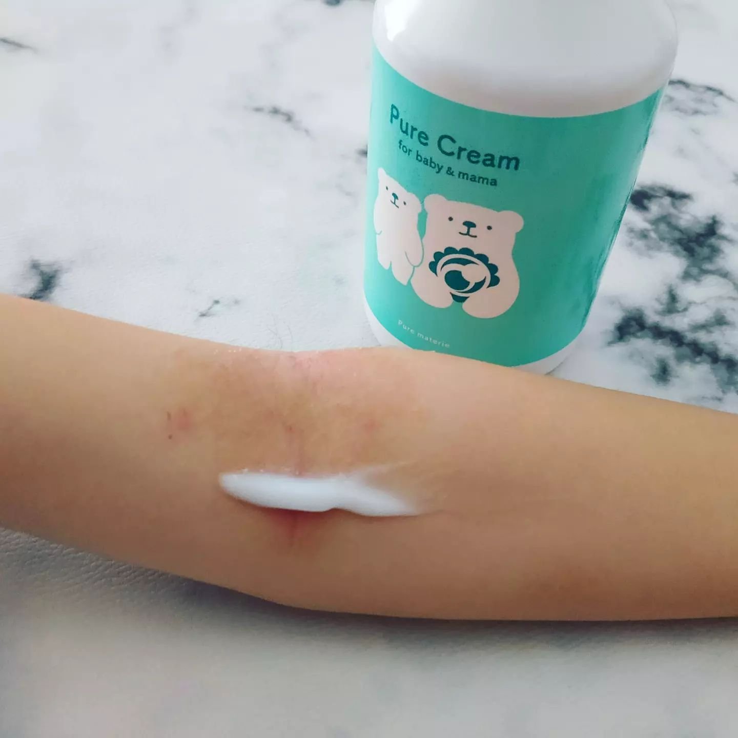 ピュア マテリエ ベビークリーム/pure materie/ボディクリームを使ったクチコミ（3枚目）