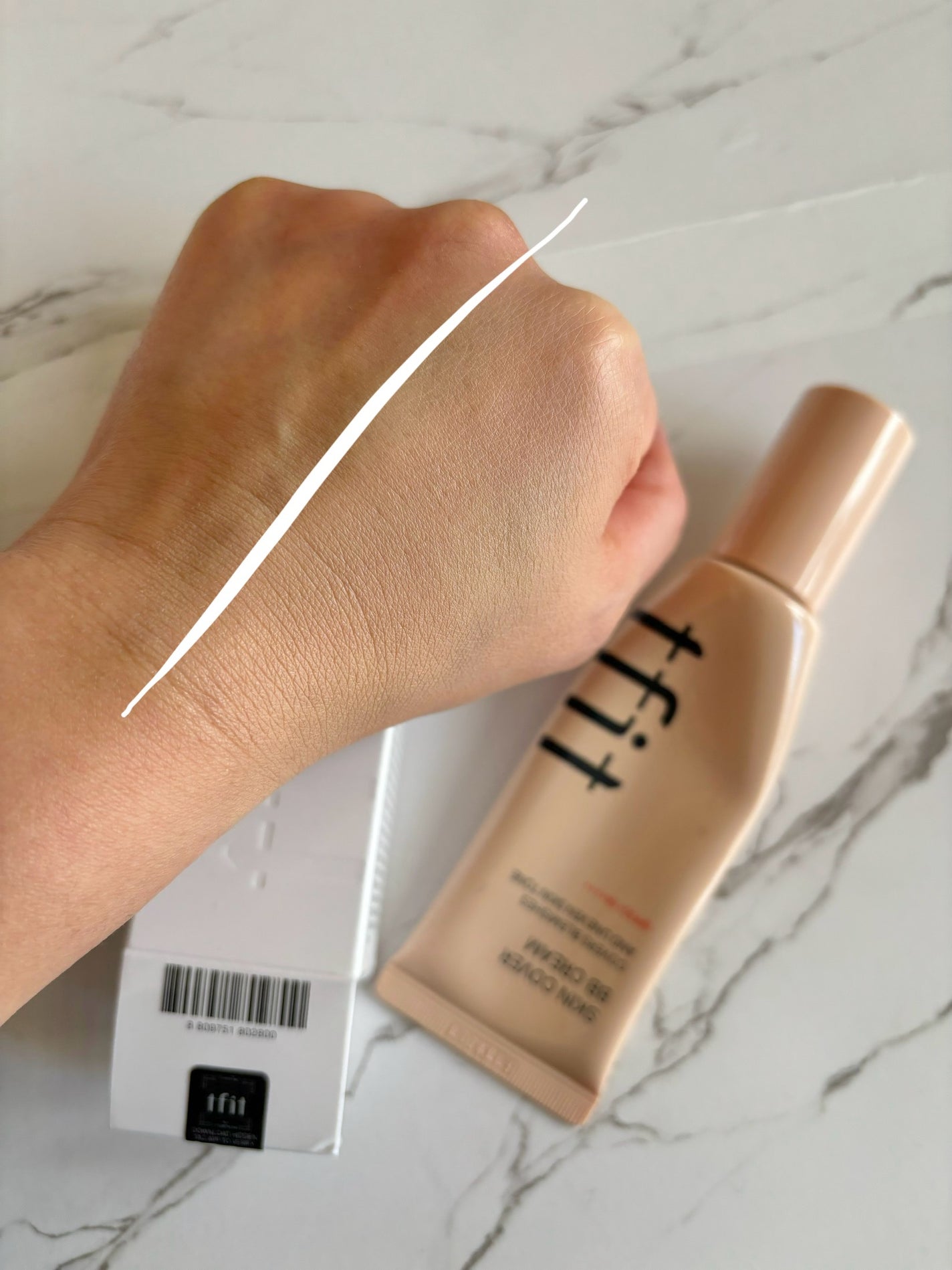 スキンカバーBBクリーム/TFIT/BBクリームを使ったクチコミ(5枚目)