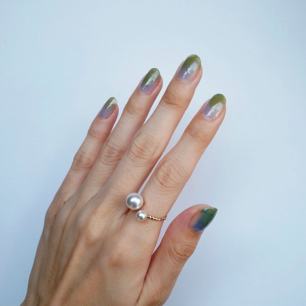 硝子ネイル/funme＋ME/マニキュアを使ったクチコミ（2枚目）