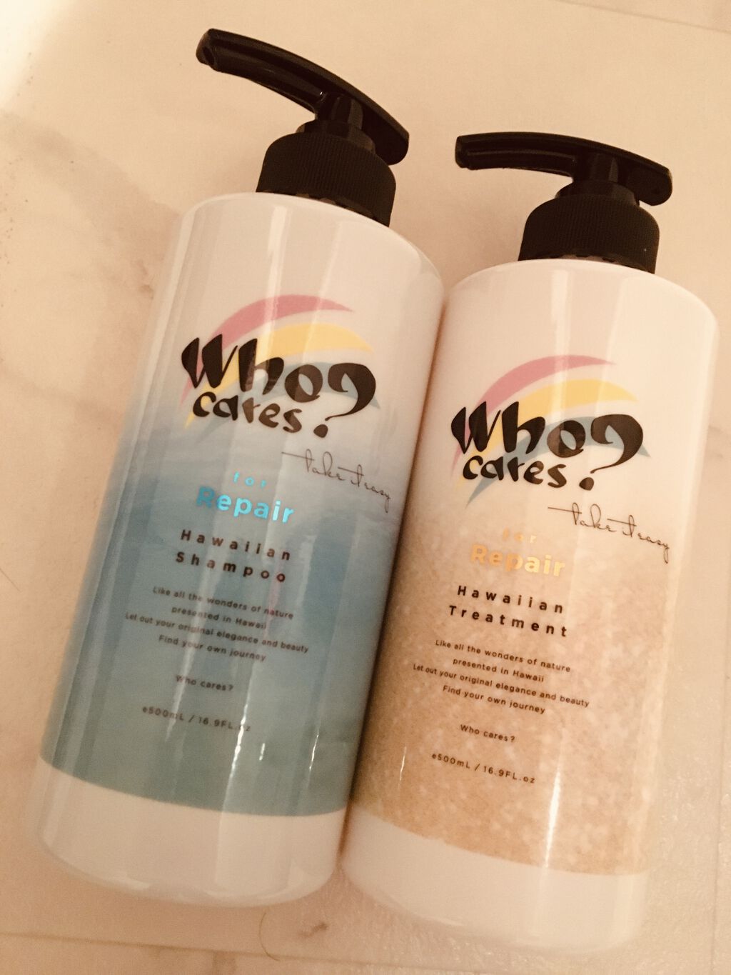 ハワイアンシャンプー＆トリートメント ＜リペア＞/who cares?/市販シャンプーを使ったクチコミ（1枚目）