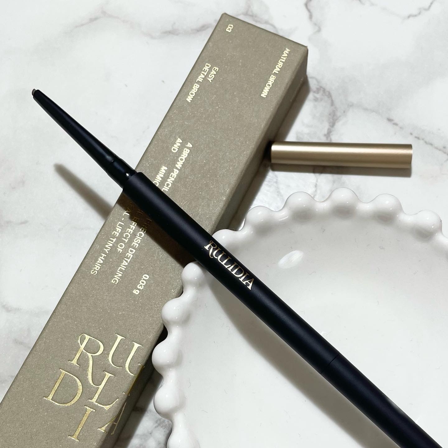 イージーディテールアイブロウ/RULIDIA/アイブロウペンシルを使ったクチコミ（2枚目）