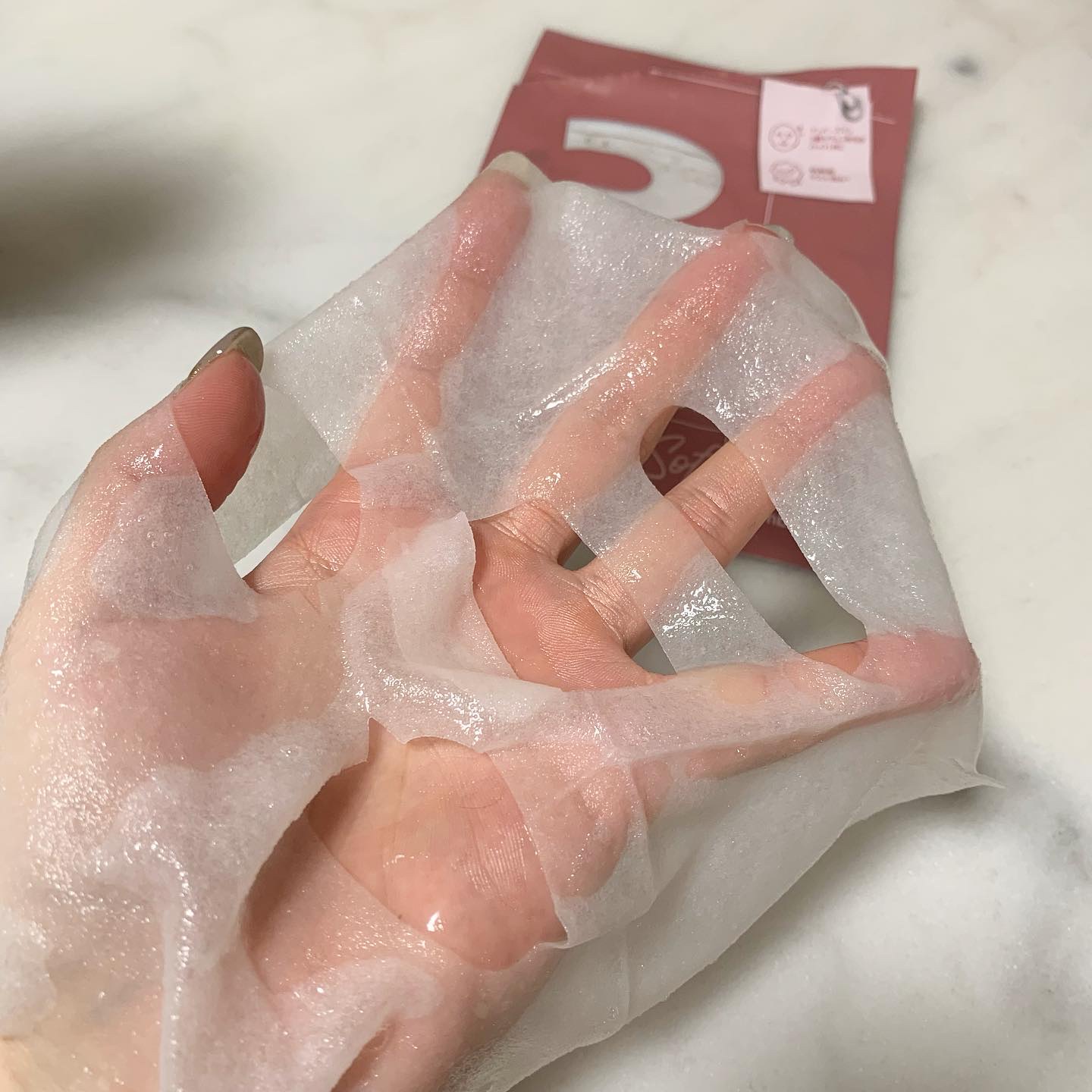 3番 すべすべキメケアシートマスク/numbuzin/シートマスク・パックを使ったクチコミ（2枚目）