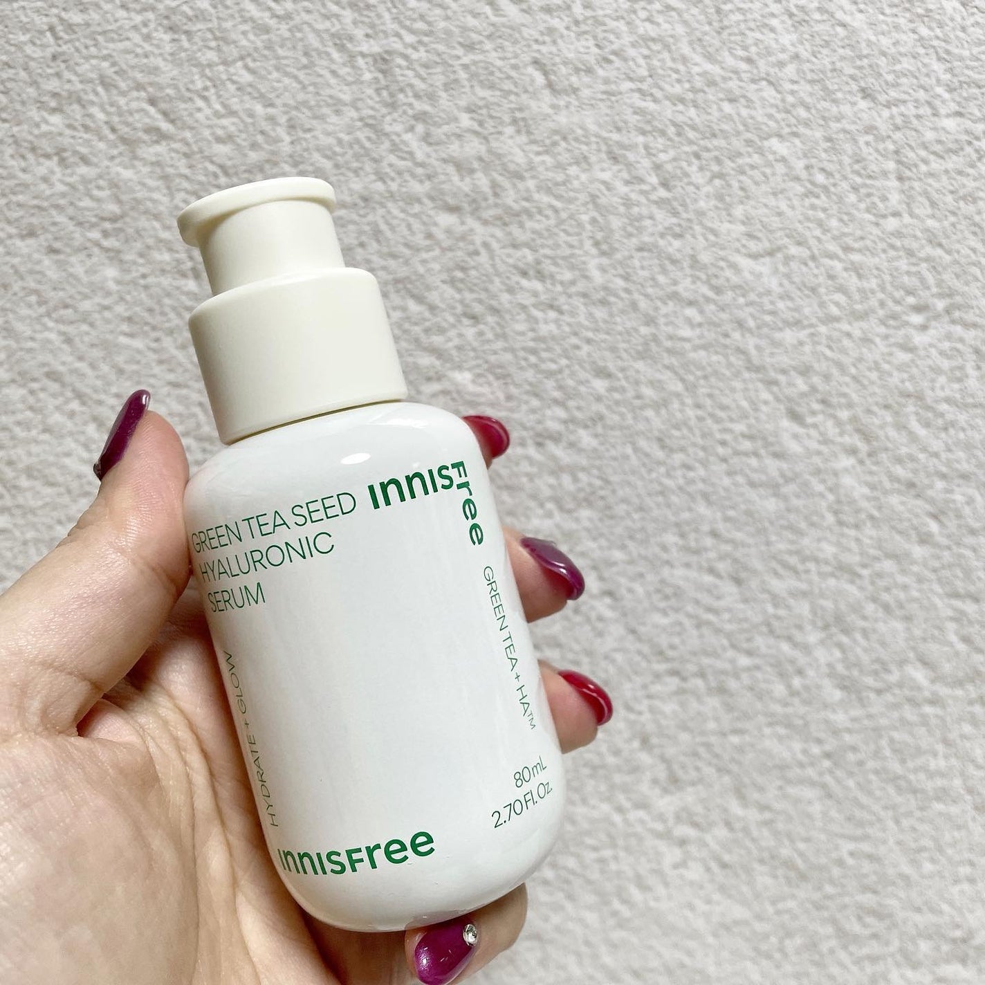 グリーンティーシード ヒアルロン セラム /innisfree/美容液を使ったクチコミ(2枚目)