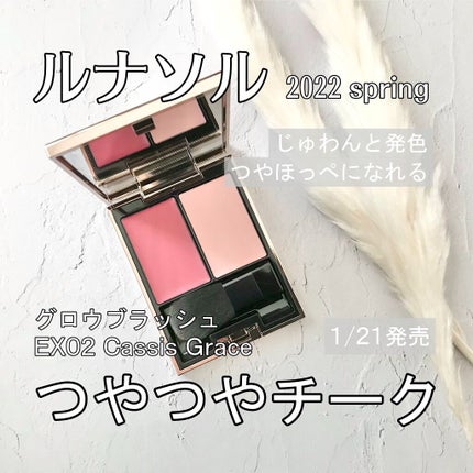 グロウブラッシュ/LUNASOL/パウダーチークを使ったクチコミ(1枚目)