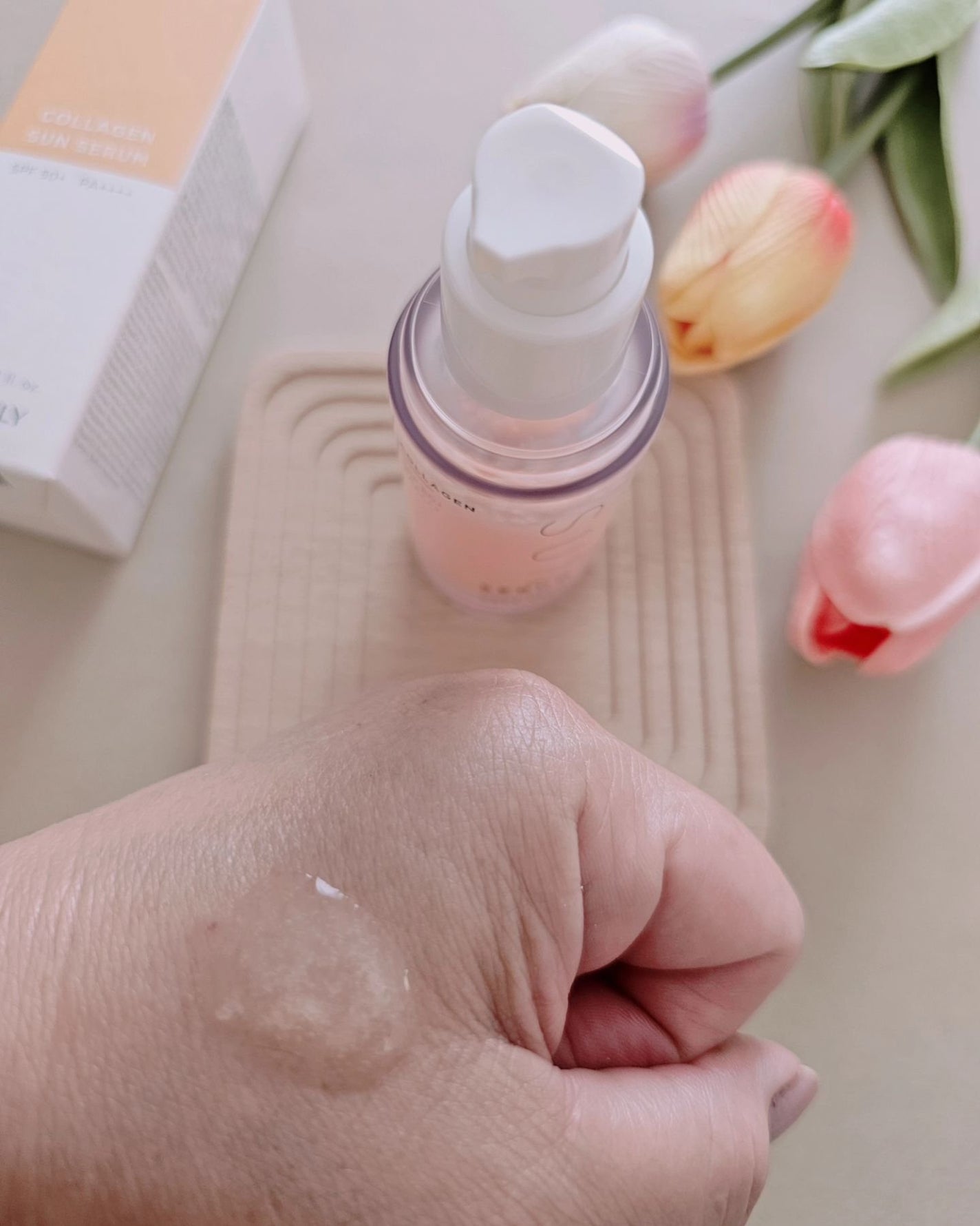 ハリケアコラーゲンサンセラム/VELY VELY/日焼け止めジェルを使ったクチコミ(5枚目)