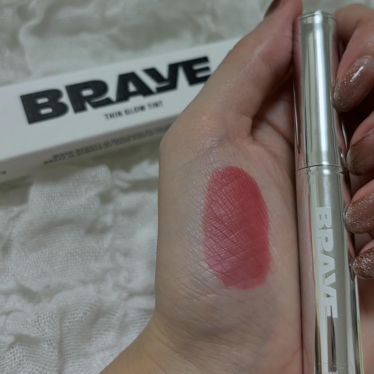 THIN GLOW TINT/BRAYE/口紅を使ったクチコミ（2枚目）