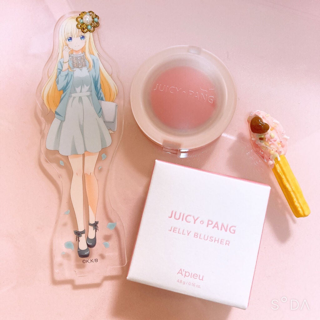 アピュー ジューシーパン ジェリーチーク/A’pieu/ジェル・クリームチークを使ったクチコミ(1枚目)