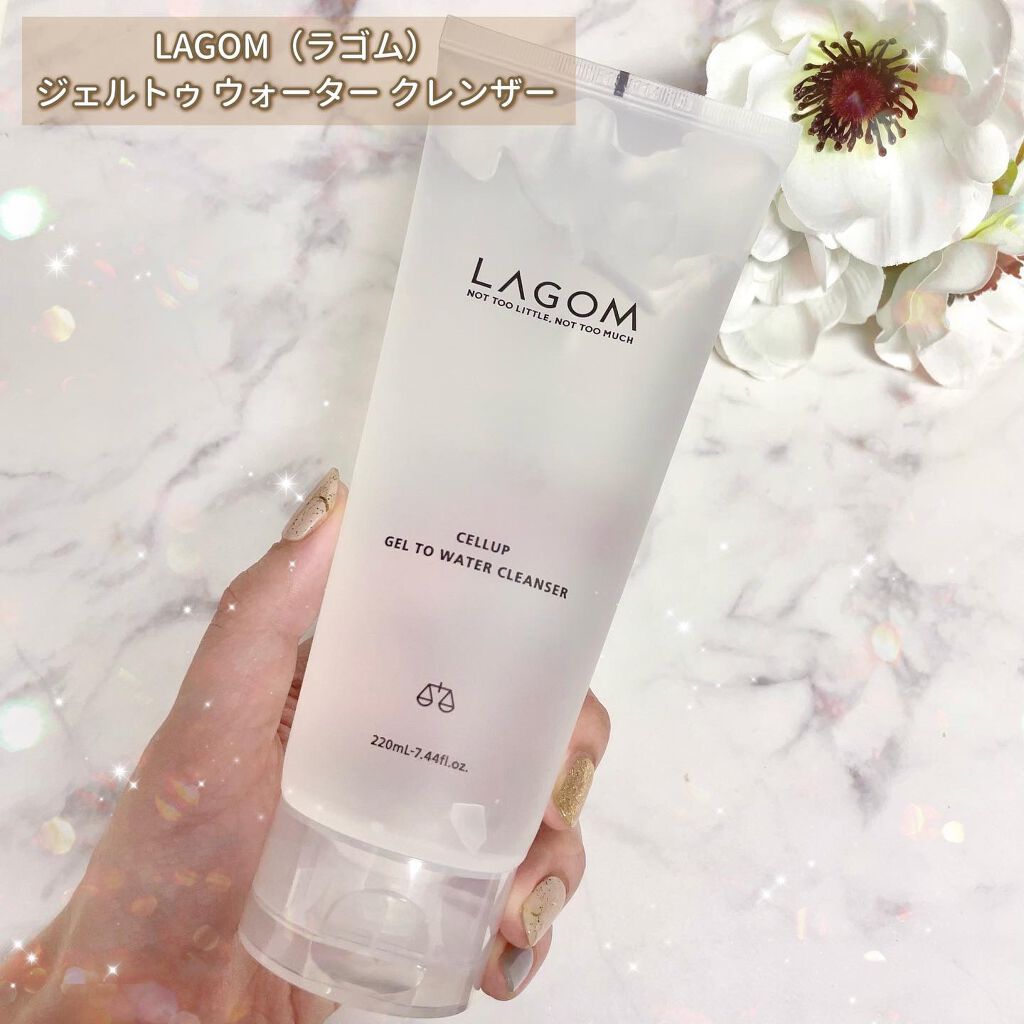 ラゴム ジェルトゥウォーター クレンザー(朝用洗顔)/LAGOM /その他洗顔料を使ったクチコミ(2枚目)