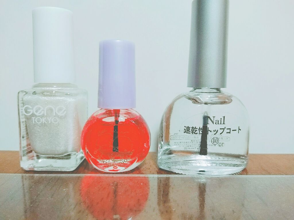 速乾性トップコート/DAISO/ネイルトップコートを使ったクチコミ（2枚目）