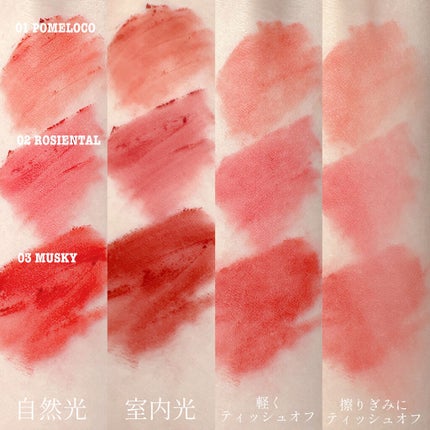 rom&nd ブラーファッジティント/rom&nd/リップティントを使ったクチコミ(3枚目)