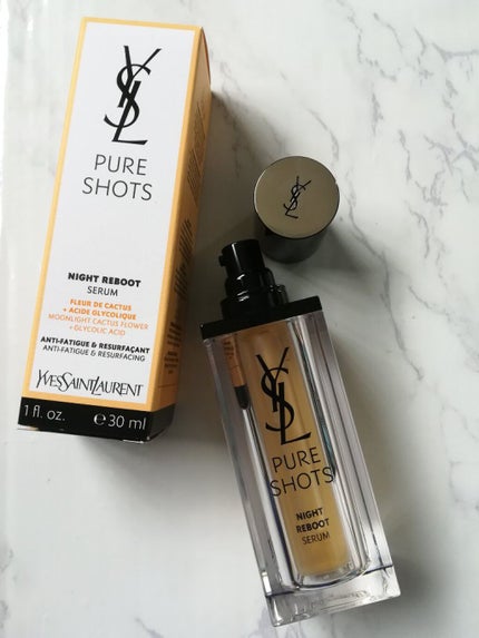 ピュアショット ナイト リチャージセラム/YVES SAINT LAURENT BEAUTE/美容液を使ったクチコミ(1枚目)