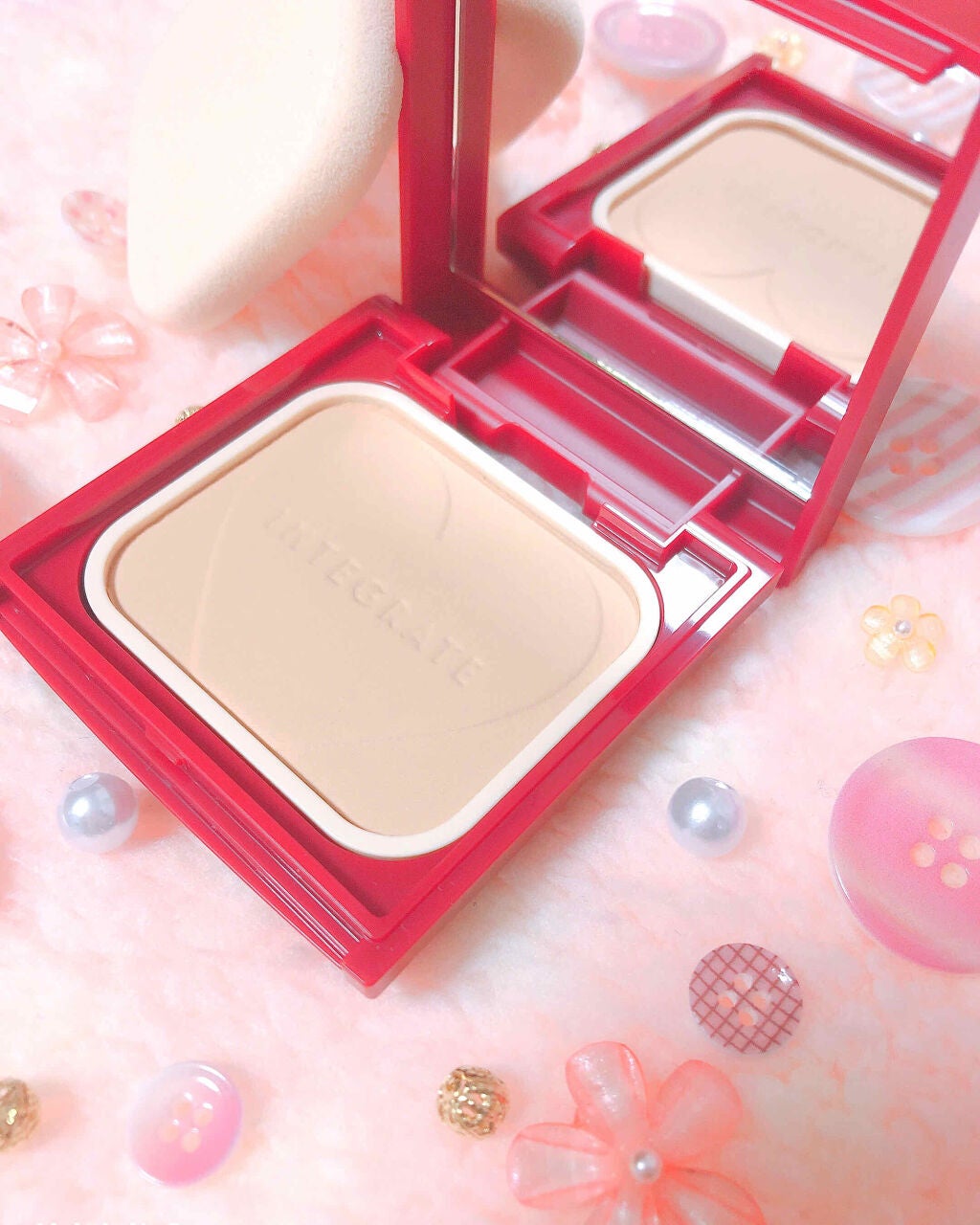 プロフィニッシュファンデーション/インテグレート/パウダーファンデーションを使ったクチコミ(2枚目)