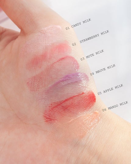 ミルクハートティントリップアンドチーク/Merrymonde/リップティントを使ったクチコミ(4枚目)