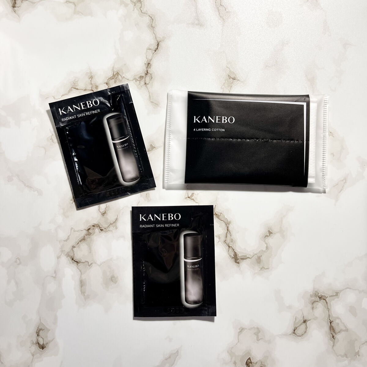 4　レイヤリング　コットン/KANEBO/コットンを使ったクチコミ（1枚目）