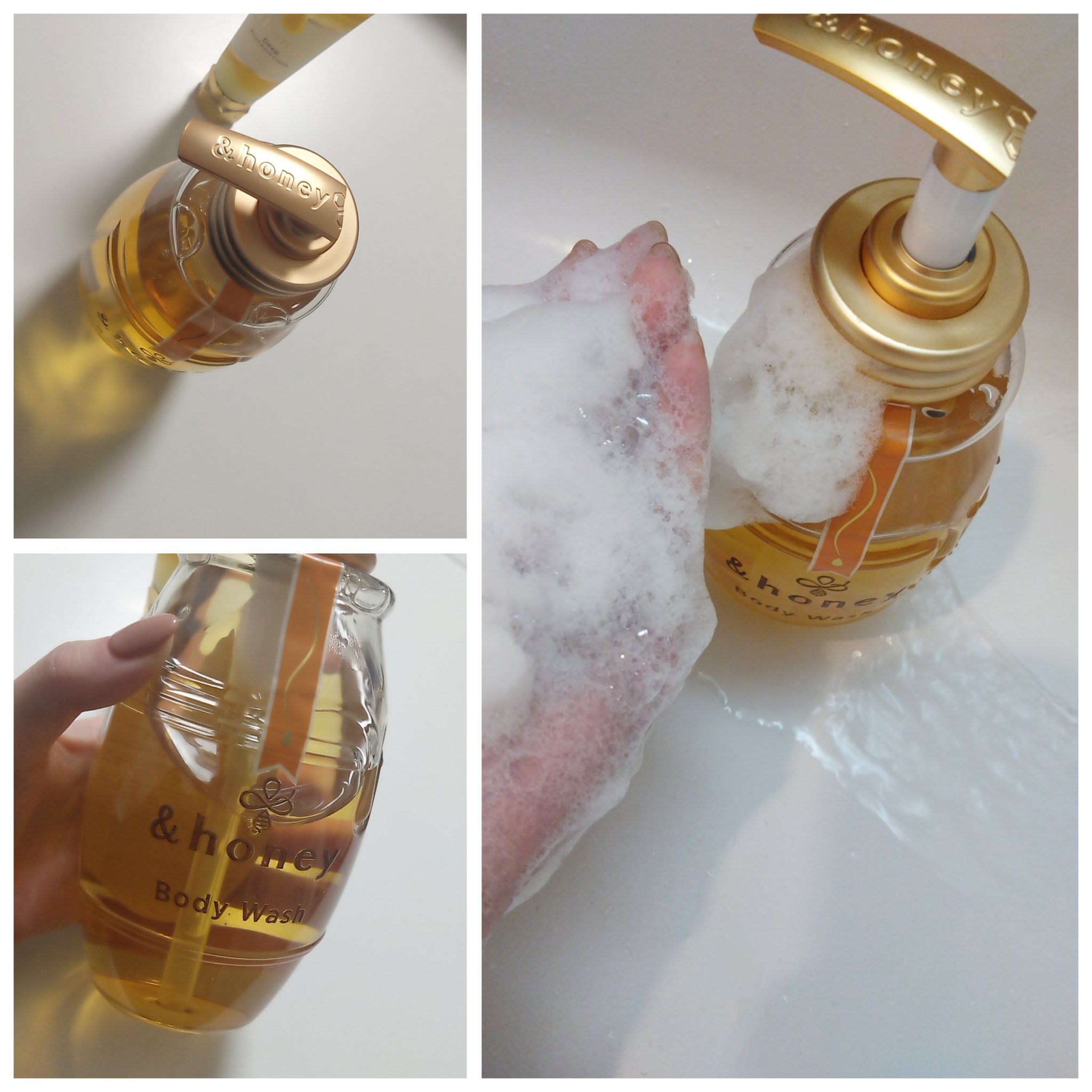 ディープモイスト ジェルボディウォッシュ/&honey/ボディソープを使ったクチコミ（2枚目）