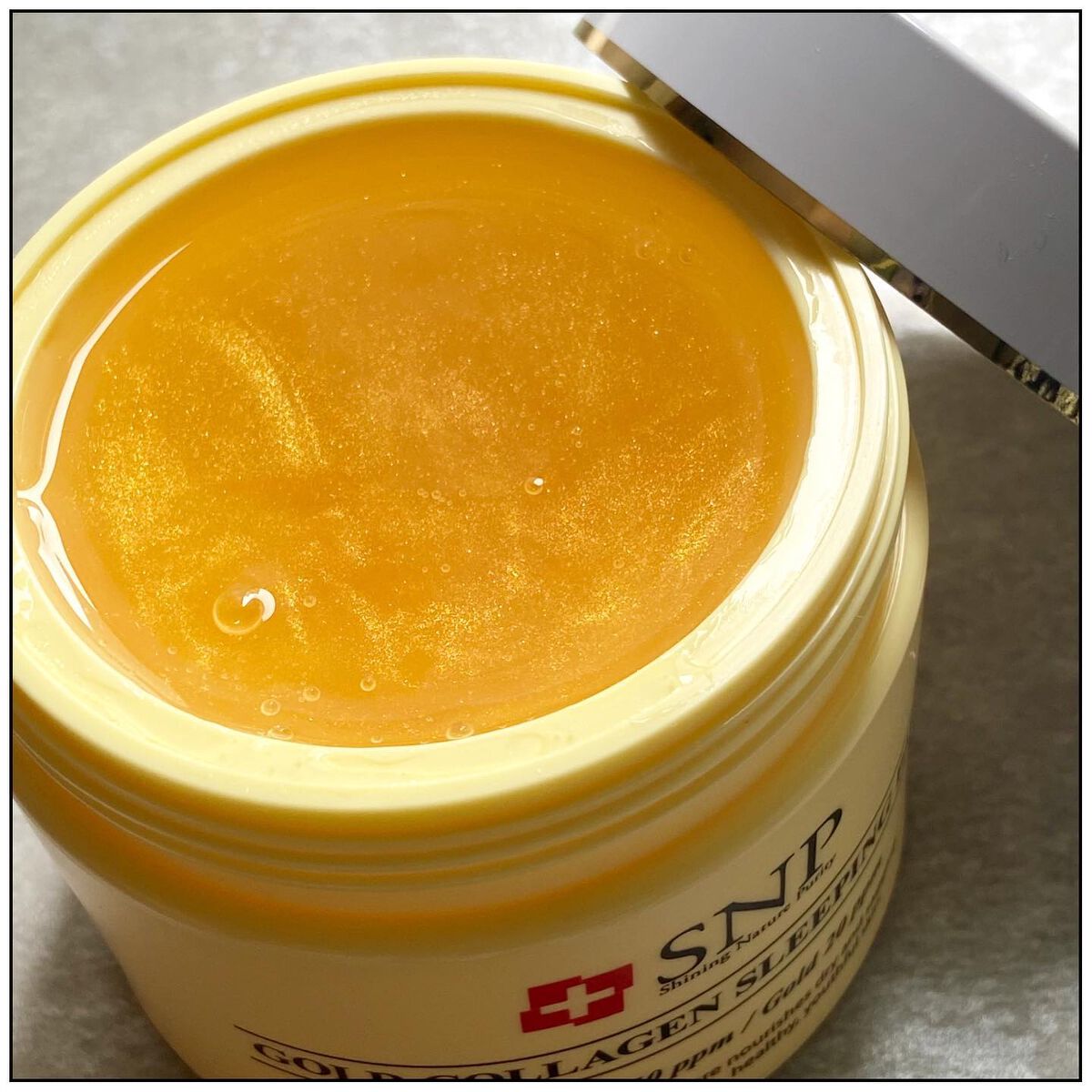 SNP ゴールド コラーゲン スリーピング パック/SNP/シートマスク・パックを使ったクチコミ(2枚目)