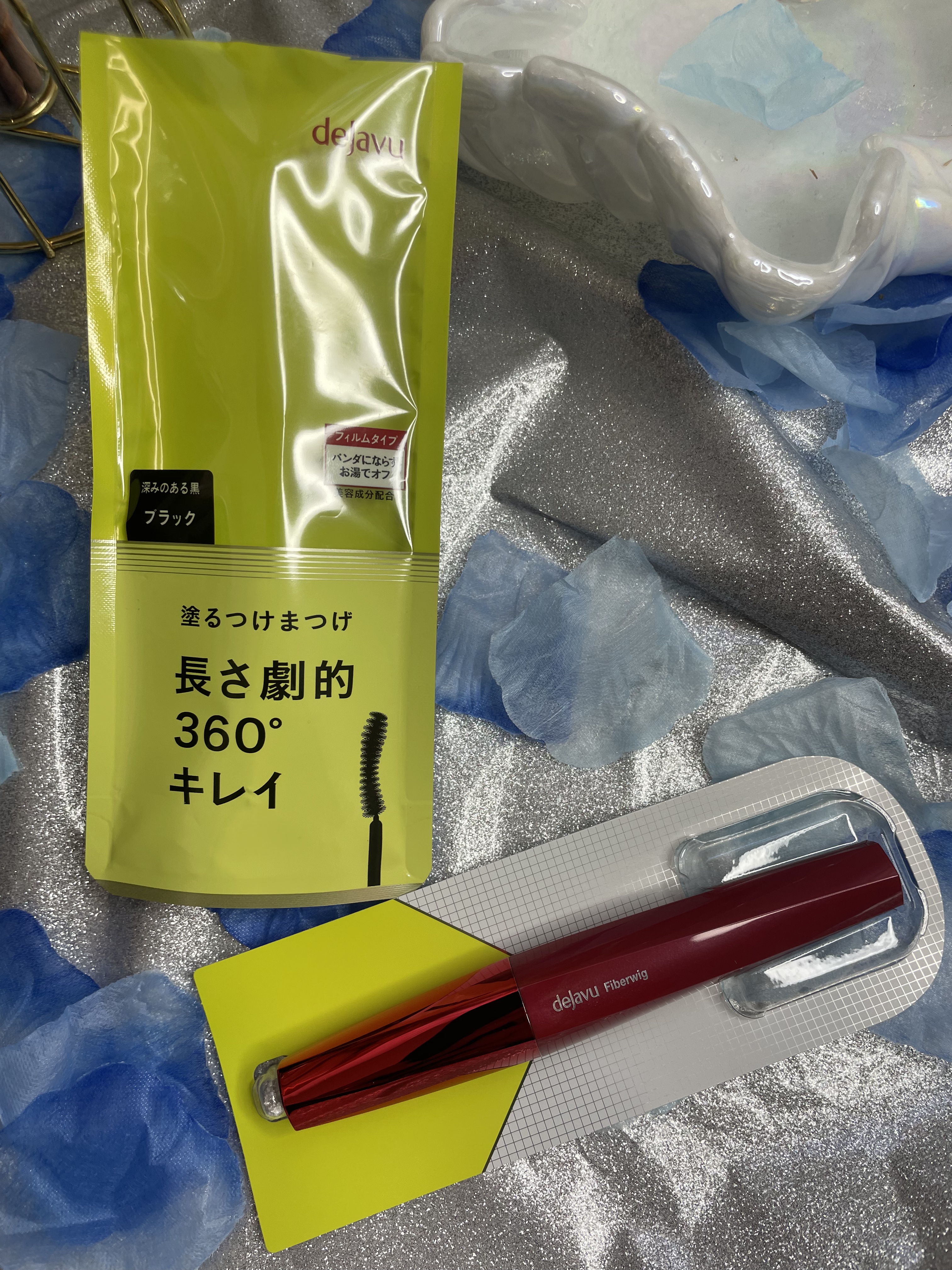 「塗るつけまつげ」ロングタイプ ブラック/デジャヴュ/マスカラを使ったクチコミ（3枚目）