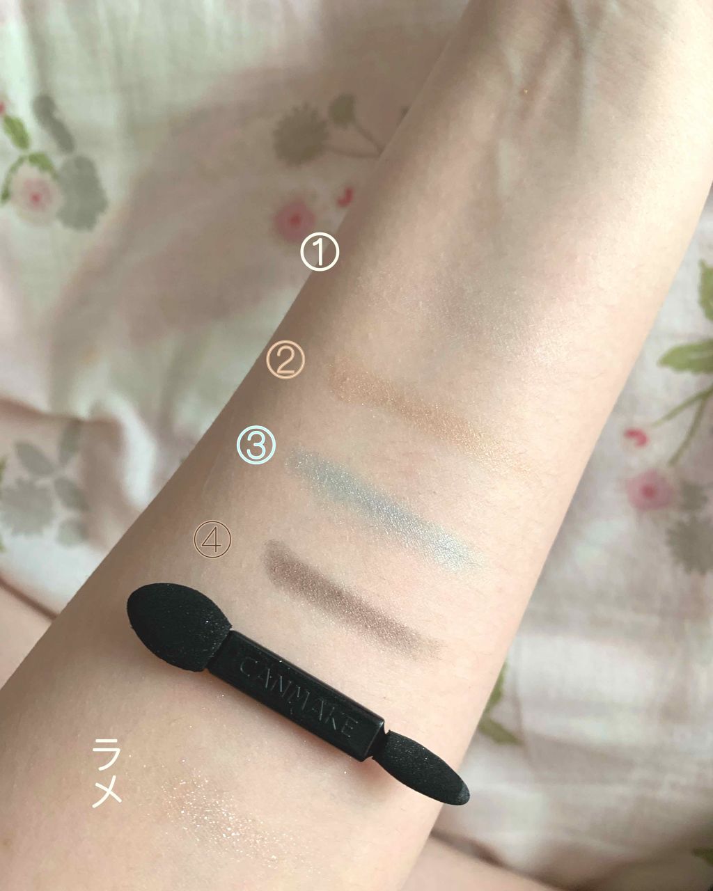 【旧品】パーフェクトスタイリストアイズ/キャンメイク/アイシャドウパレットを使ったクチコミ(3枚目)