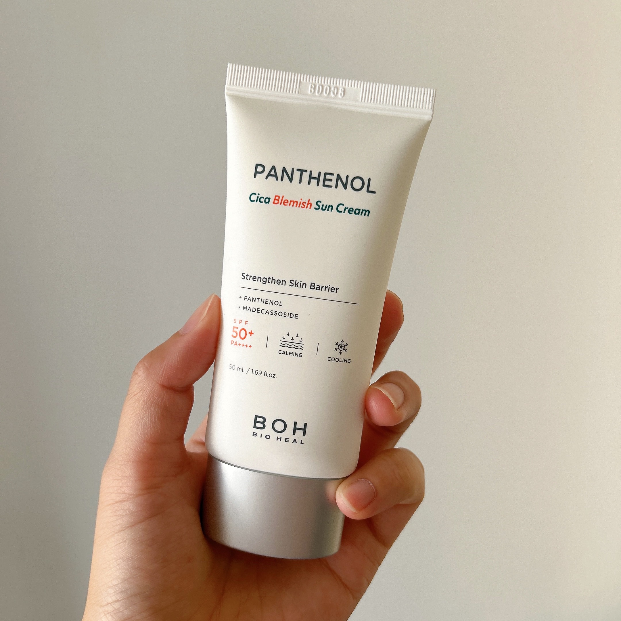 BIOHEAL BOH パンテノールシカブレミッシュサンクリームのクチコミ「\ 購入品レビュー💚 /


いつの日か買っていたBIOHEAL BOHのパンテノールシカブレ.....」（1枚目）