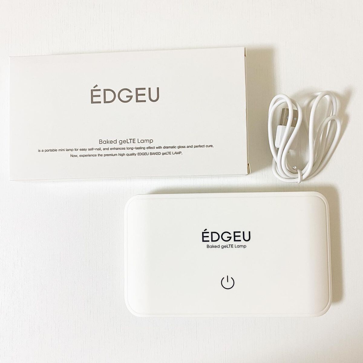 ÉDGEU Baked geLTE Lamp 　LED ジェルランプ/EDGEU/ネイル用品を使ったクチコミ（3枚目）