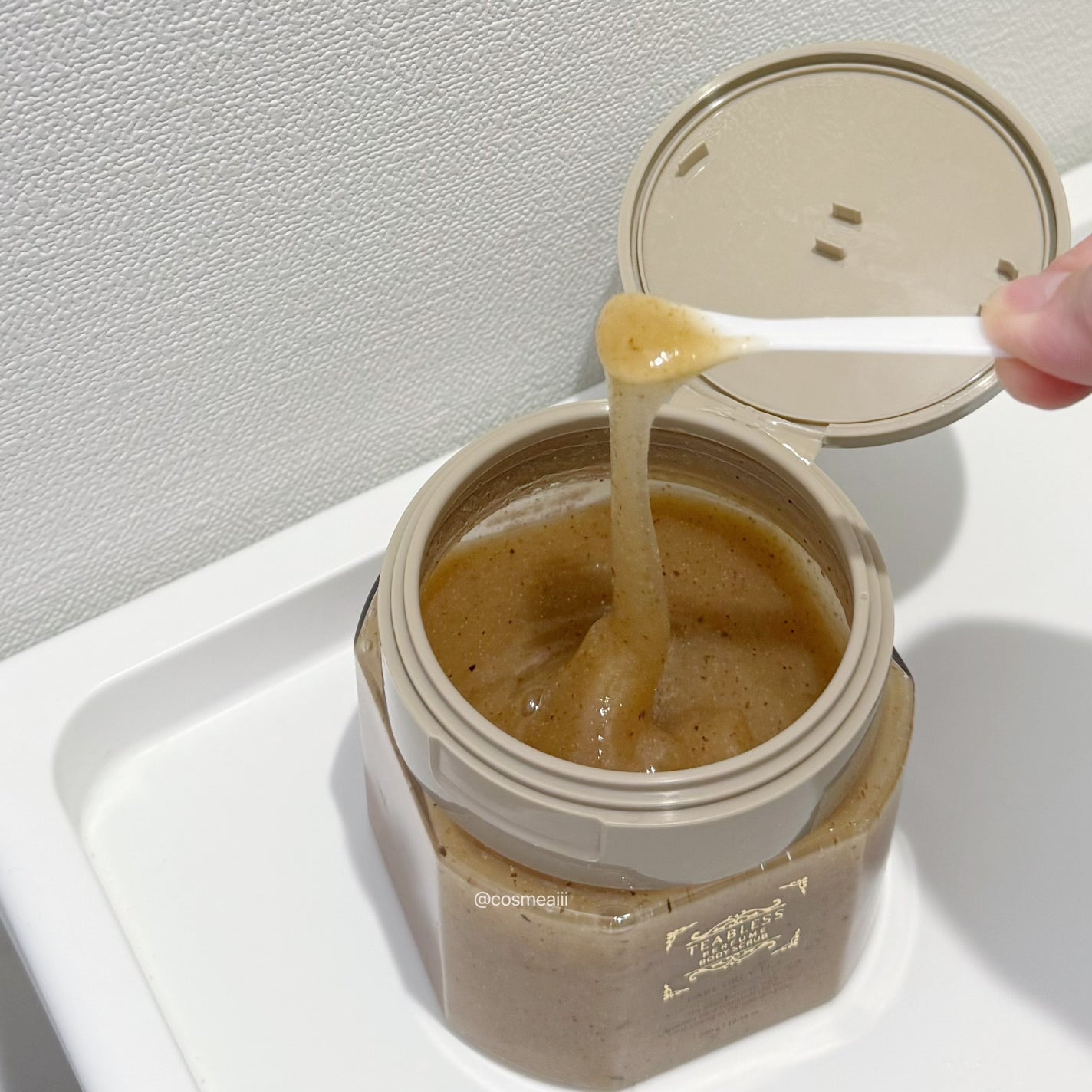 アールグレイティージャム ボディスクラブ/TEABLESS/ボディスクラブを使ったクチコミ(5枚目)