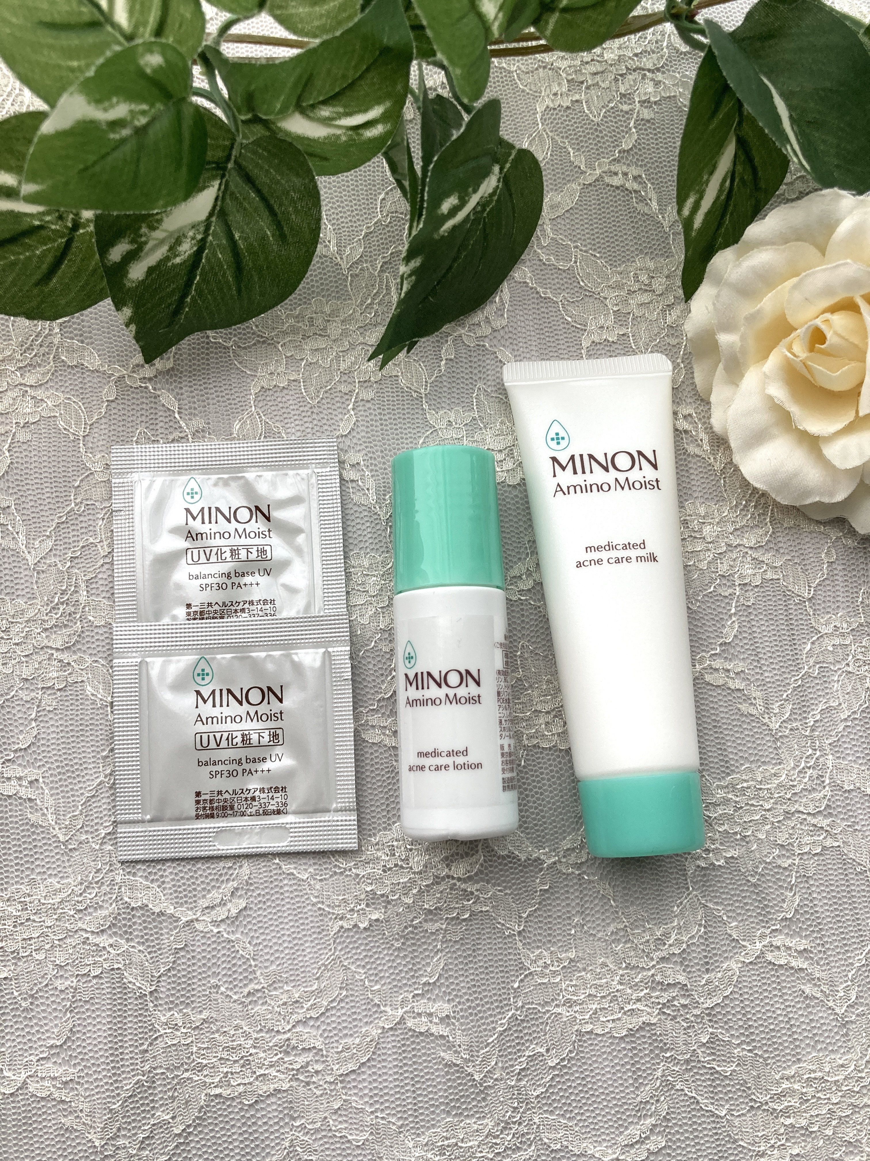 ミノン アミノモイスト 敏感肌・混合肌ライン トライアルセット/ミノン/トライアルキットを使ったクチコミ（2枚目）