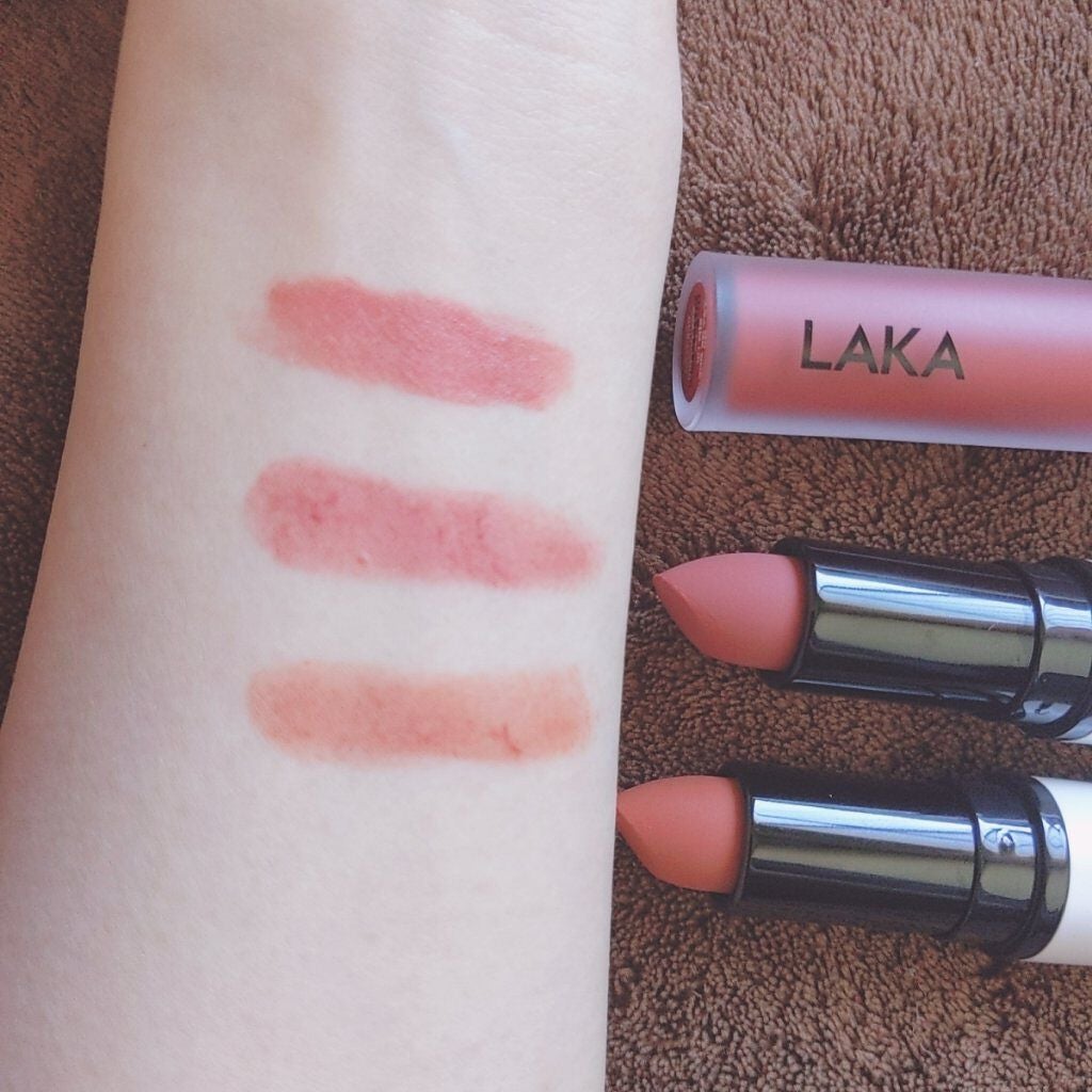 スムースマットリップスティック/Laka/口紅を使ったクチコミ(3枚目)