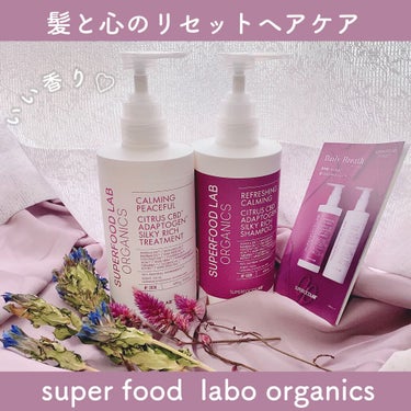 スーパーフードラボ オーガニックス シルキーリッチ シャンプー＆トリートメント トリートメント 450g/SUPERFOOD LAB（スーパーフード ラボ）/シャンプー・コンディショナーを使ったクチコミ（1枚目）