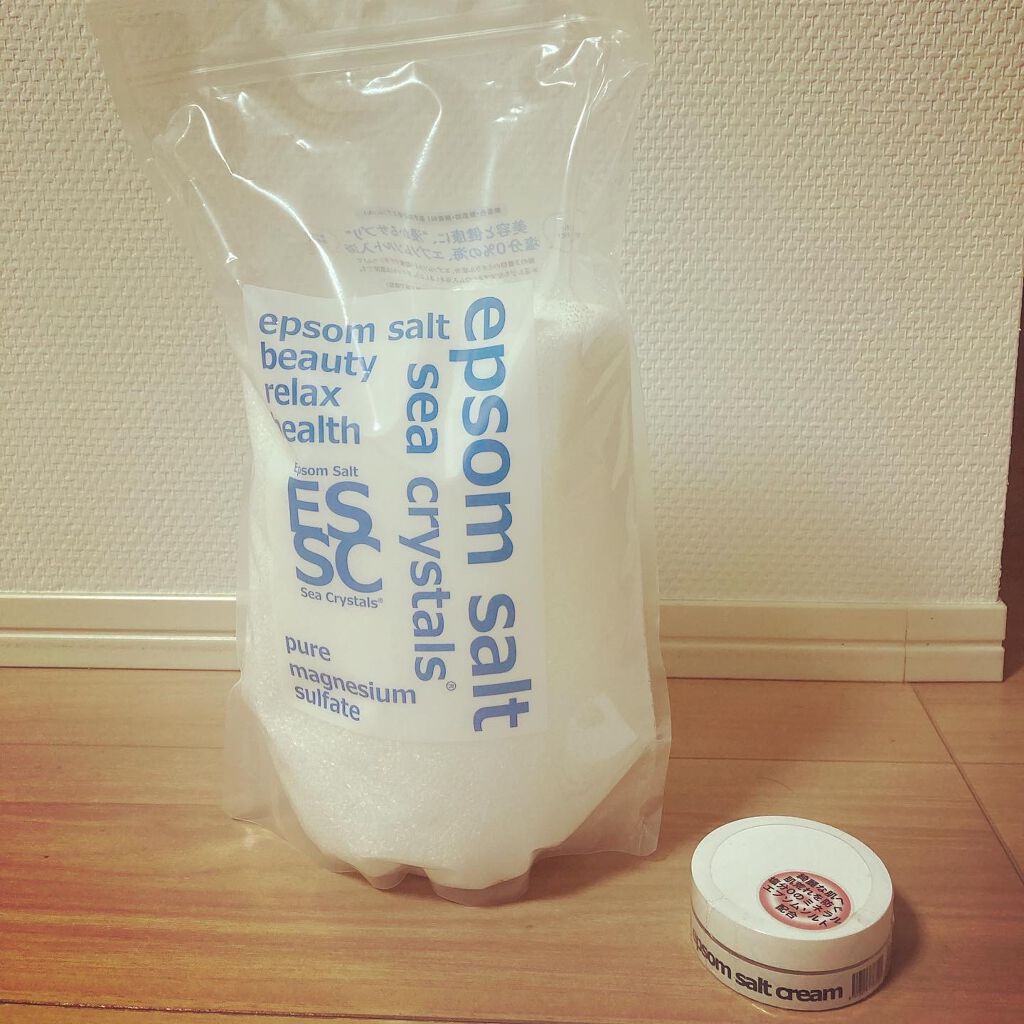 シークリスタルス エプソムソルト オリジナル/sea crystals/無機塩系入浴剤を使ったクチコミ（1枚目）