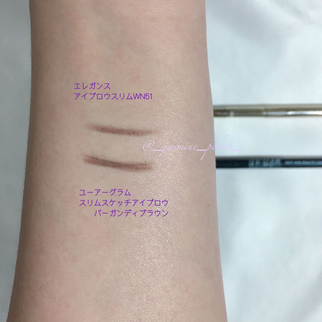 スリムスケッチアイブロウペンシル/U R GLAM/アイブロウペンシルを使ったクチコミ(2枚目)