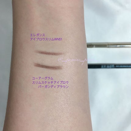 スリムスケッチアイブロウペンシル/U R GLAM/アイブロウペンシルを使ったクチコミ(2枚目)