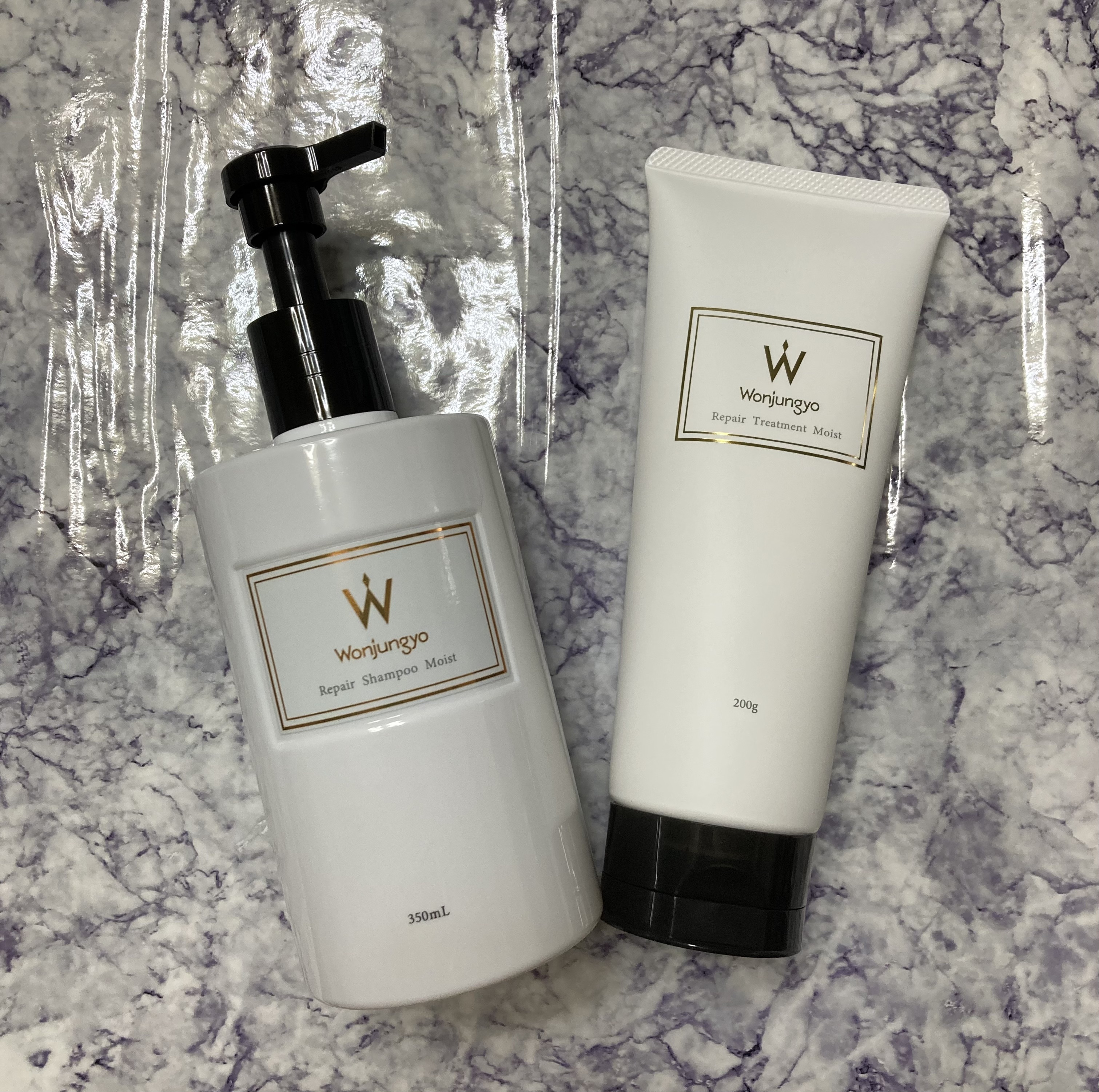 ウォンジョンヨ リペアシャンプー モイスト／リペアトリートメント モイスト/Wonjungyo/市販シャンプーを使ったクチコミ（1枚目）