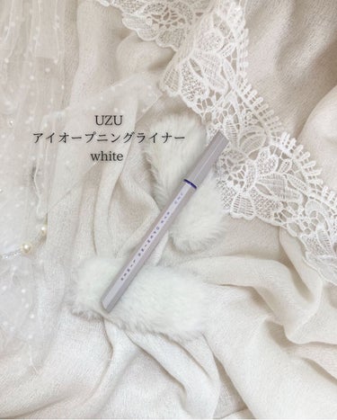 EYE OPENING LINER WHITE/UZU BY FLOWFUSHI/リキッドアイライナーを使ったクチコミ（2枚目）